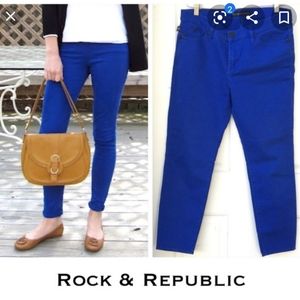 Rock & Republic Blue Jeans Skinny Pants Size 12